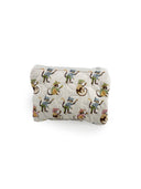 Monkey Icon Pastel Quilted Makeup Bag
