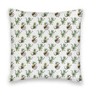 Monkey Icon Sage Quilted 20" Pillow