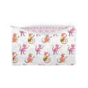 Monkey Icon Quilted Makeup Bag