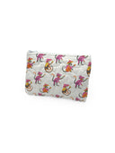 Monkey Icon Quilted Makeup Bag