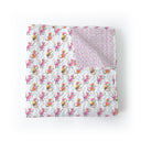 Monkey Icon White Quilt