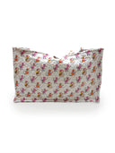 Monkey Icon White Quilted Tote