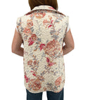 Natalie Floral Pink Quilted Ruby Vest
