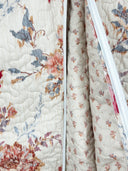 Natalie Floral Pink Quilted Garment Bag