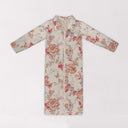Natalie Floral Pink Quilted Maxi Coat *Web Exclusive*