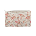 Natalie Floral Pink Quilted Makeup Bag