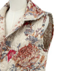 Natalie Floral Pink Quilted Ruby Vest