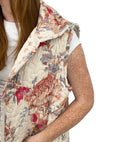 Natalie Floral Pink Quilted Ruby Vest
