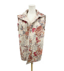 Natalie Floral Pink Quilted Ruby Vest