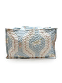 Nayeli Floral Blue Quilted Tote