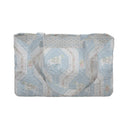 Nayeli Floral Blue Quilted Tote