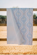 Nayeli Floral Blue Quilt