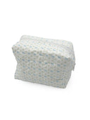 Nayeli Horse Icon Blue Quilted Makeup Bag