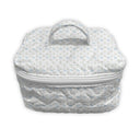 Nayeli Horse Icon Blue Quilted Travel Case