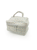 Nayeli Horse Icon Blue Quilted Travel Case