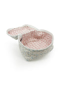 Nayeli Horse Icon Blue Quilted Travel Case