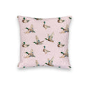 "Never Ever Ever Give Up" Pink Quilted Mini Pillow 8" x 8"