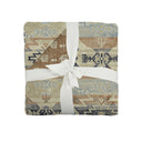 Norra Slate Linen Baby Blanket