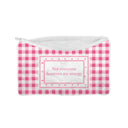 "Not Everyone Deserves My Energy" Fuchsia Quilted Makeup Bag