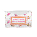 "Not My Circus Not My Monkeys" Quilted Makeup Bag