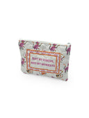 "Not My Circus Not My Monkeys" Quilted Makeup Bag