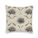 Olivia White / Gold Quilted 20" Pillow