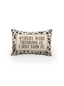 "Others Were Thinking It" Quilted Mini Pillow 8" x 12"