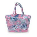 Ozara Jungle Pink Quilted Handbag
