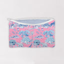 Ozara Jungle Pink Quilted Makeup Bag