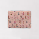 Thunderbird Boots Rose Quilted Pet Bed