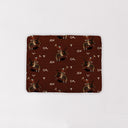 Lazy J Maroon Quilted Pet Bed