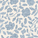 Erin and Ben Co. Paige Floral Blue Quilted Oblong 14" x33" Pillow
