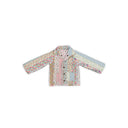 Paige Patchwork Stripe Youth Quilted Snap Jacket