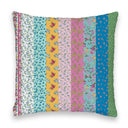 Paige Patchwork Stripe Jewels Quilted 20" Pillow