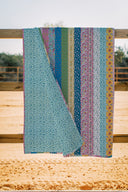 Paige Patchwork Stripe Jewels Quilt