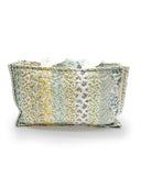 Paige Patchwork Stripe Sage Quilted Tote