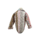 Paige Patchwork Stripe Youth Quilted Snap Jacket