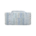 Paige Patchwork Stripe Blue Weekender Duffle Bag
