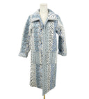Paige Patchwork Stripe Blue Quilted Duster