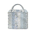 Paige Patchwork Stripe Blue Quilted Handbag