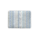 Paige Patchwork Stripe Blue Quilted Pet Bed
