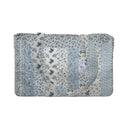 Paige Patchwork Stripe Blue Quilted Tote