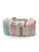 Paige Patchwork Stripe Weekender Duffle Bag