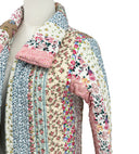 Paige Patchwork Stripe Quilted Duster