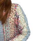 Paige Patchwork Stripe Quilted Duster