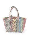 Paige Patchwork Stripe Quilted Handbag