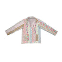 Paige Patchwork Stripe Quilted Snap Jacket