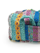 Paige Patchwork Stripe Jewels Quilted Weekender Duffle Bag