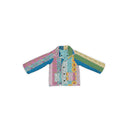 Paige Patchwork Stripe Jewels Youth Quilted Snap Jacket