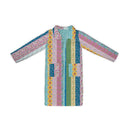 Paige Patchwork Stripe Jewels Quilted Duster